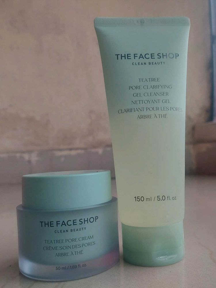 The face shop tea tree pore combo