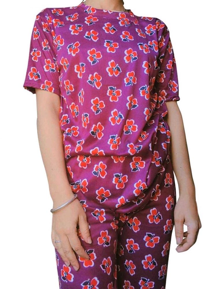 Vintage Floral Print Co-ord Set