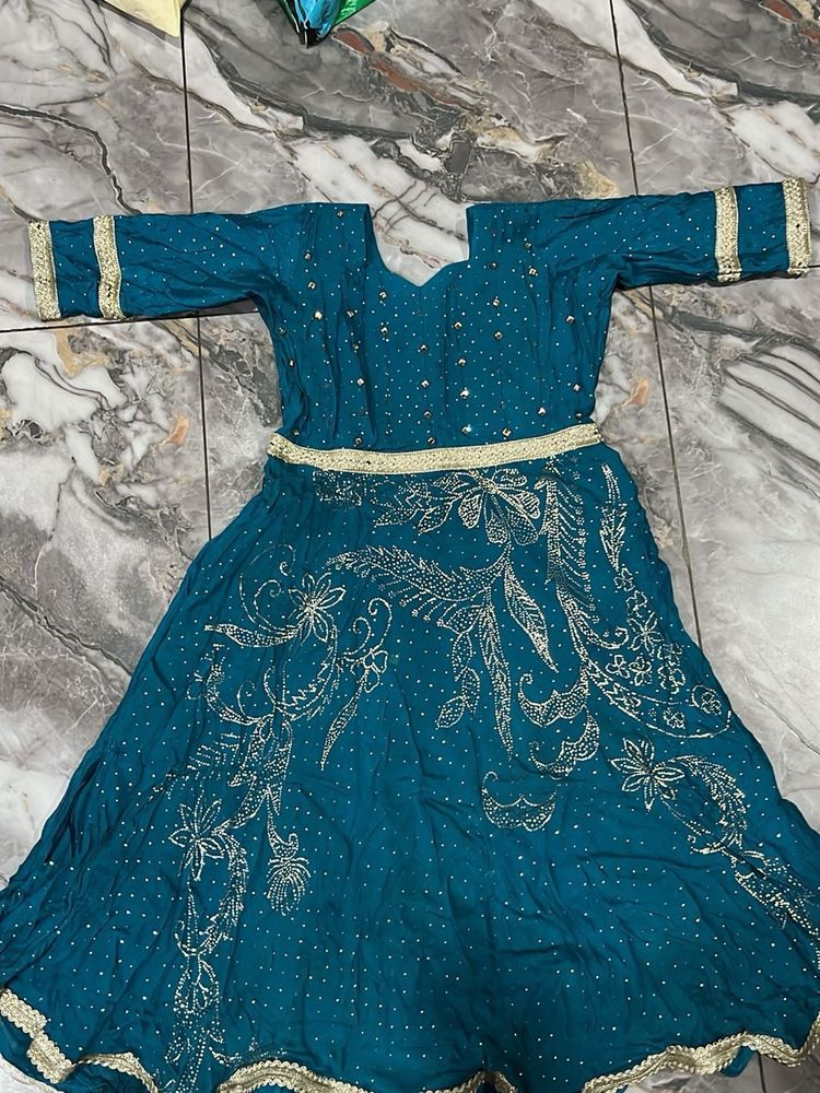 Stunning Teal Lehenga Choli