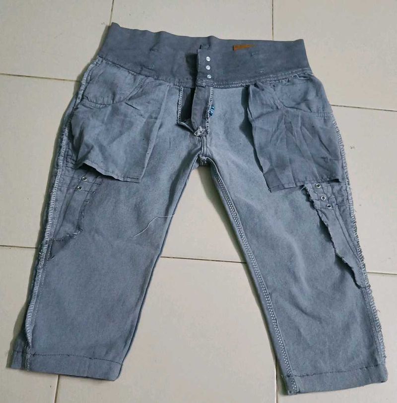 Unique Denim Capris