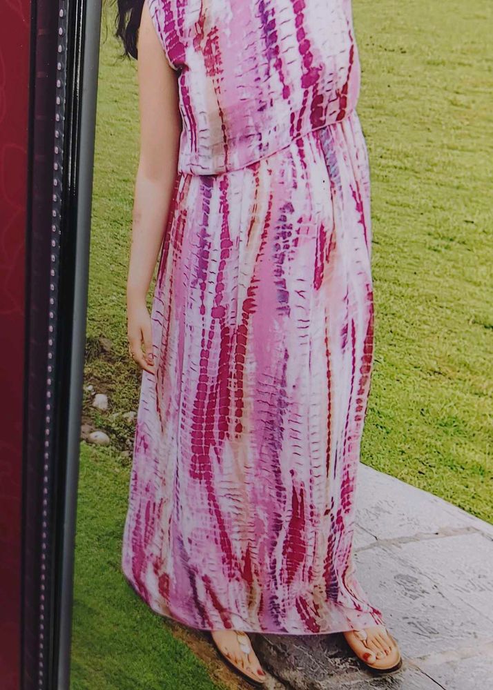Tie-Dye Maxi Dress