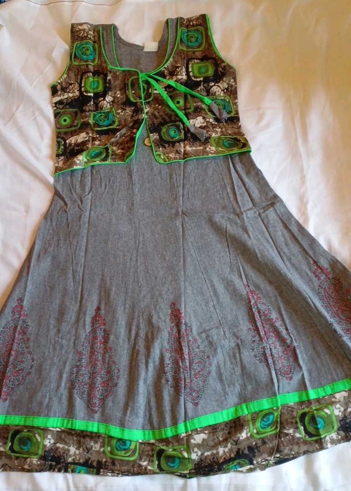 Ethnic Kurta with attached Jacket