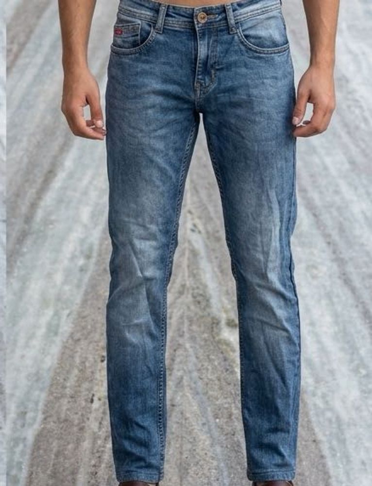 Men's Blue Wash Slim Fit Jeans