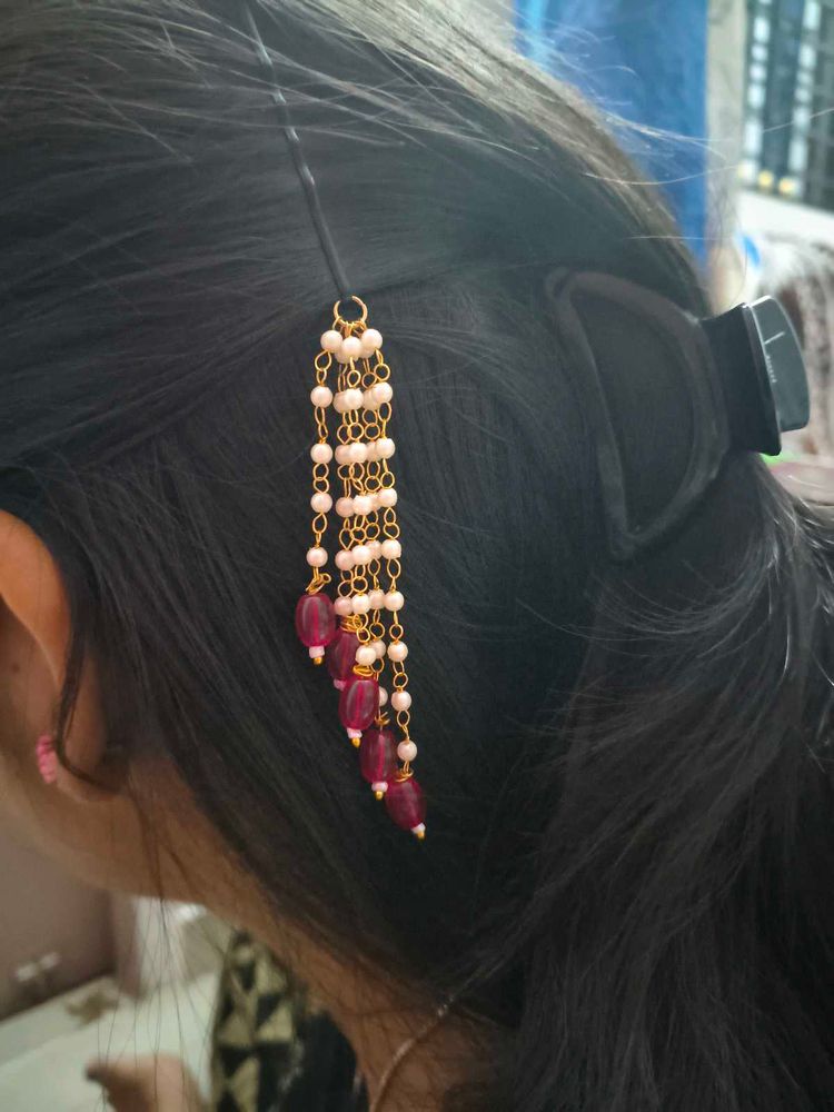 pack of 4 Beaded Hair Pin