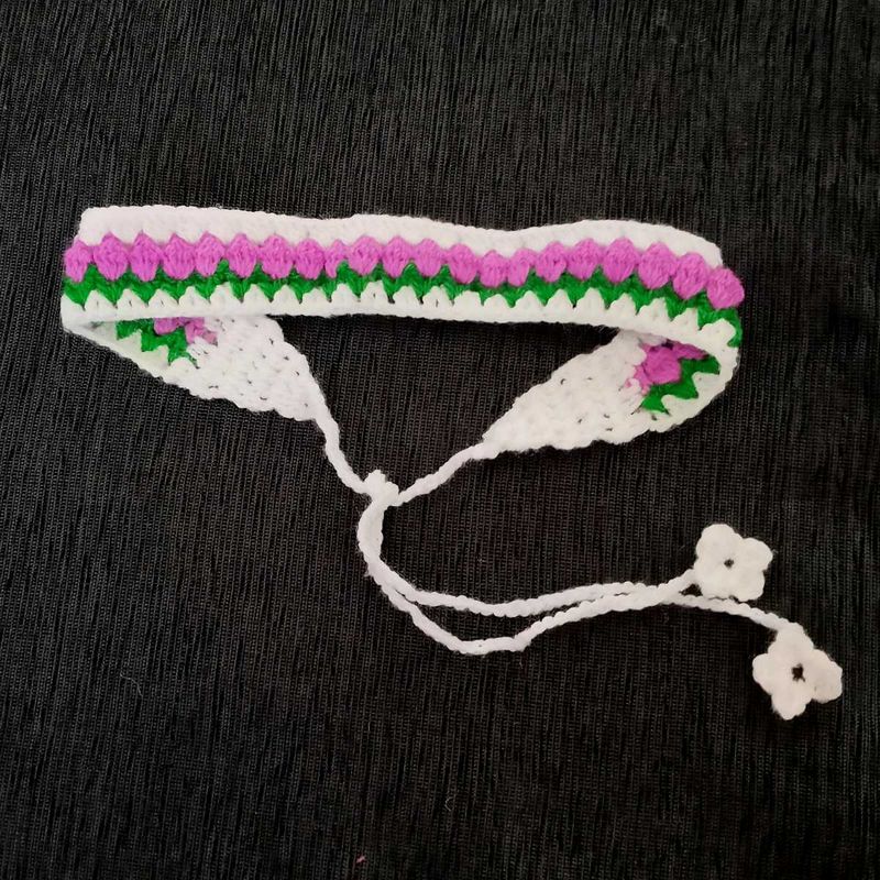 Crochet Floral Headband