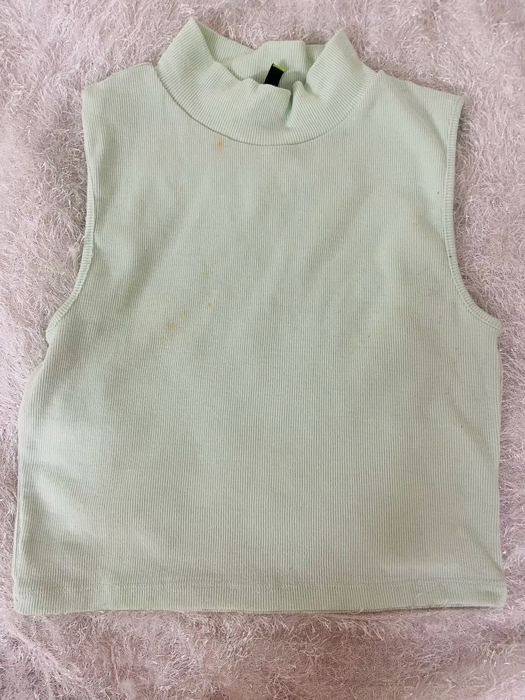 Green Colour Top