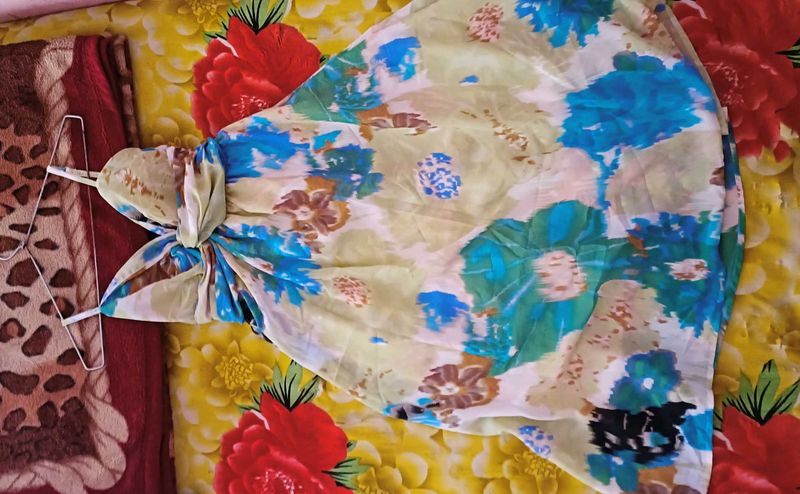 Boho Floral Print Maxi Dress