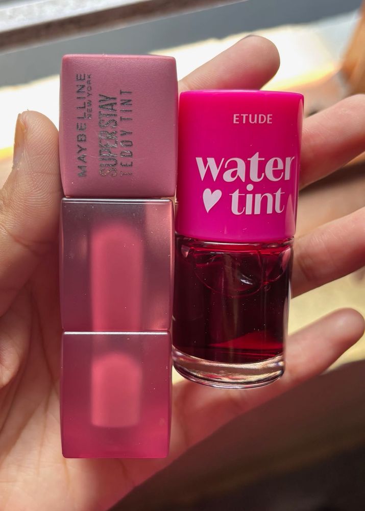 Maybelline teddy lipstick &amp; Etude Lip Ti