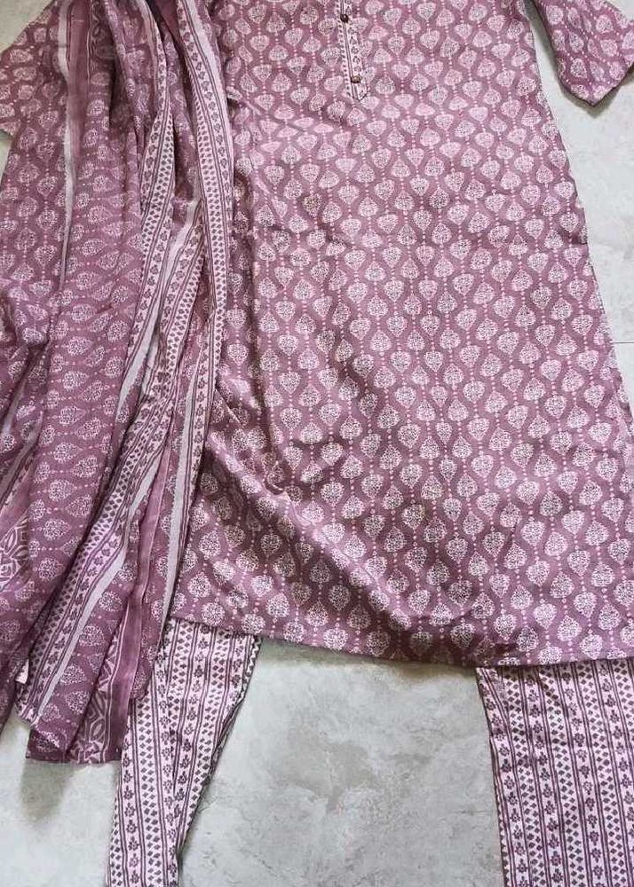 Printed Kurta Set with Dupatta