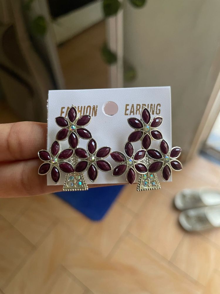 Elegant Earring Set - 3 Pairs