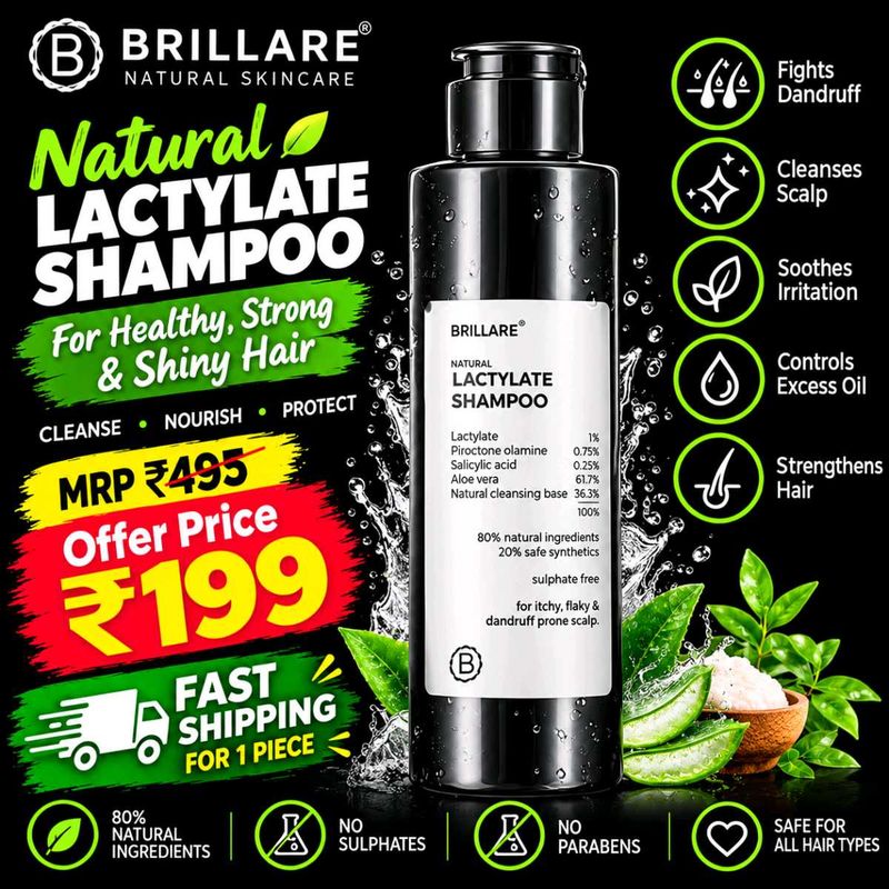 Brillare Lactylate Antidandruff Shampoo