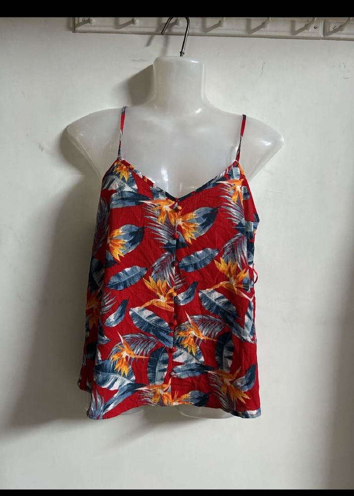 Tropical Print Cami Top