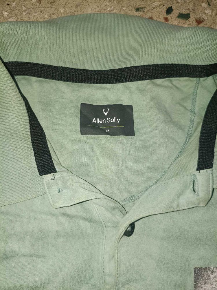 Allen Solly Green Shirt
