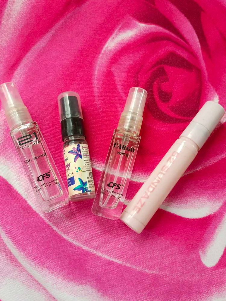 Mini Perfume Collection - 4 Scents empty bottle