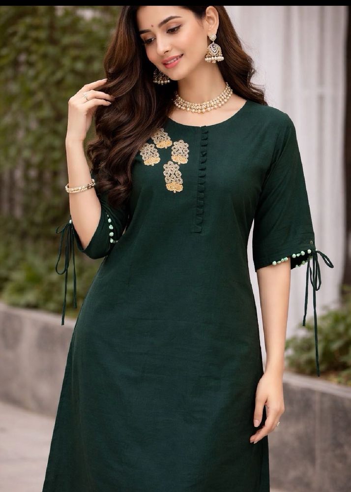 Elegant Dark Green Kurta