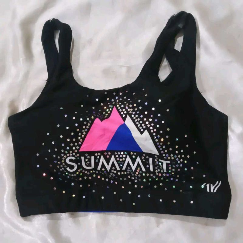 Sparkly Summit Sports Bra
