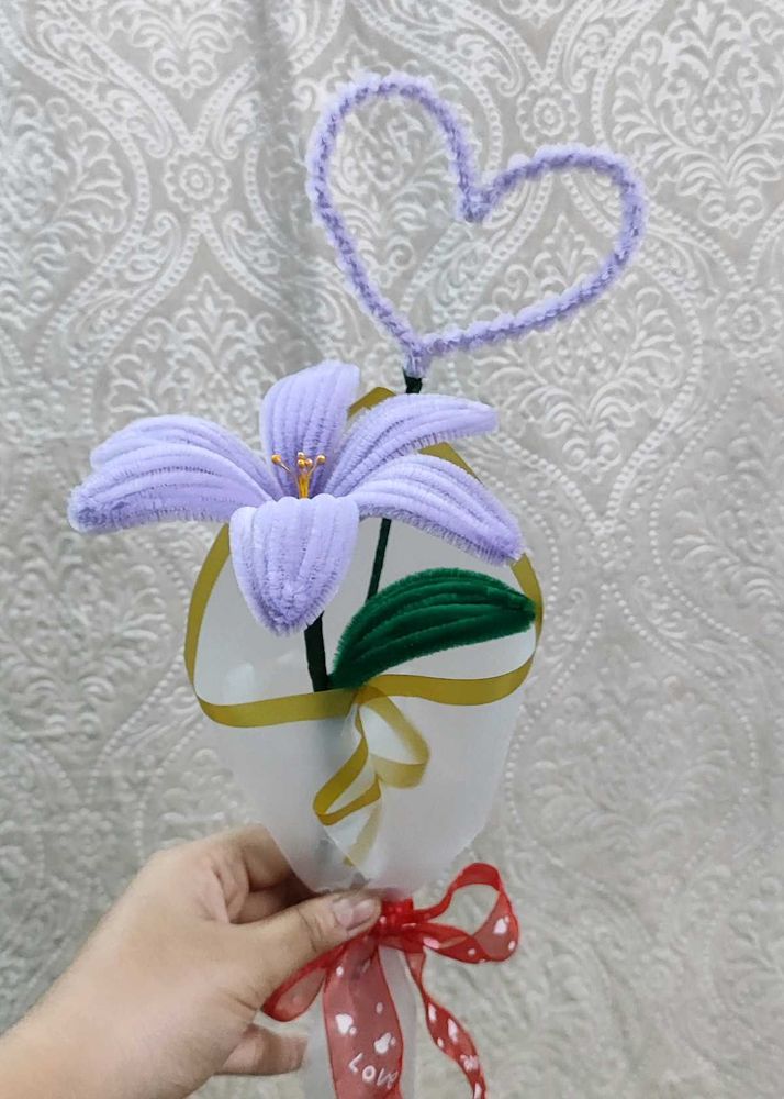 Handmade Pipe Cleaner Flower Bouquet