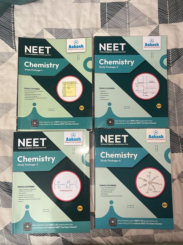 Aakash NEET Chemistry Study Packages 1-4