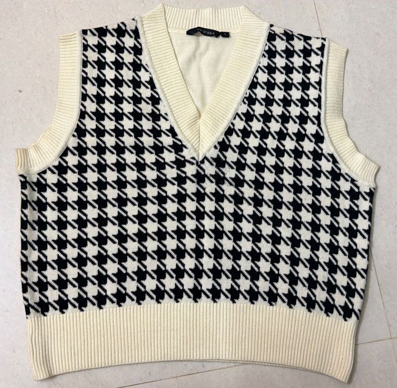 Cream Sweater Vest
