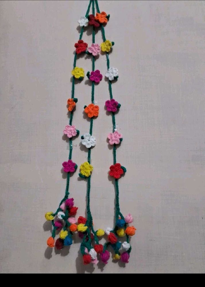 Handmade Crochet Flower Paranda -set of 2
