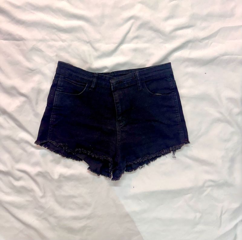 Dark Wash Denim Shorts