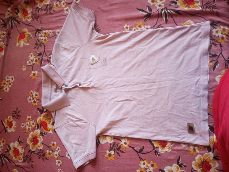 Men's Pink Polo T-Shirt