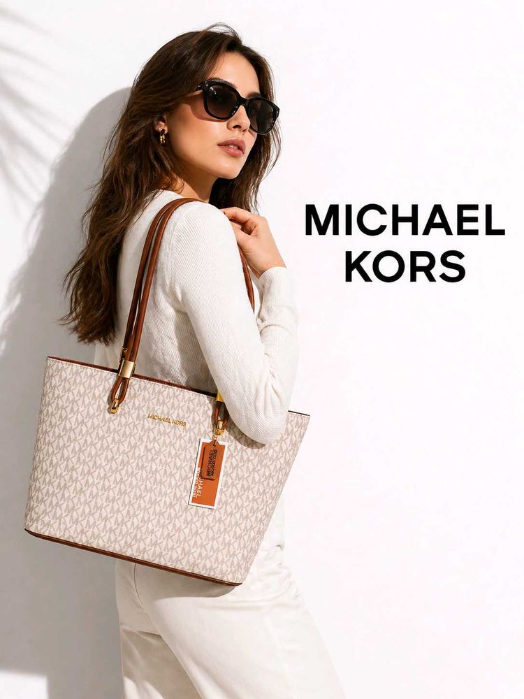 Michael kors Premium off-white Tote 🥹