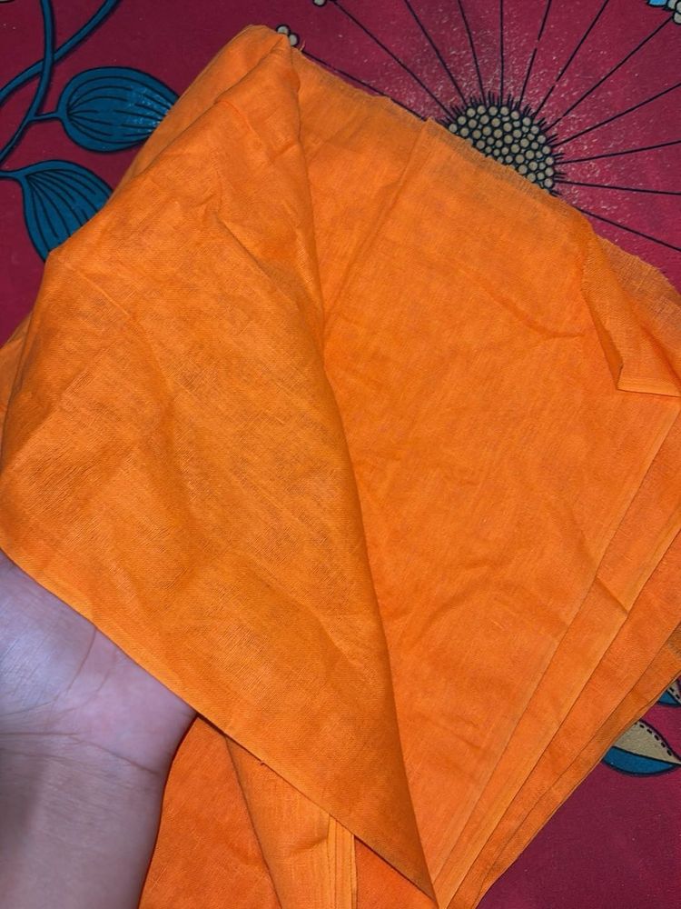 Vibrant Orange Dupatta