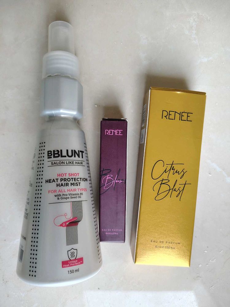 BBlunt Heat Protection Mist &amp; Renee Perfume