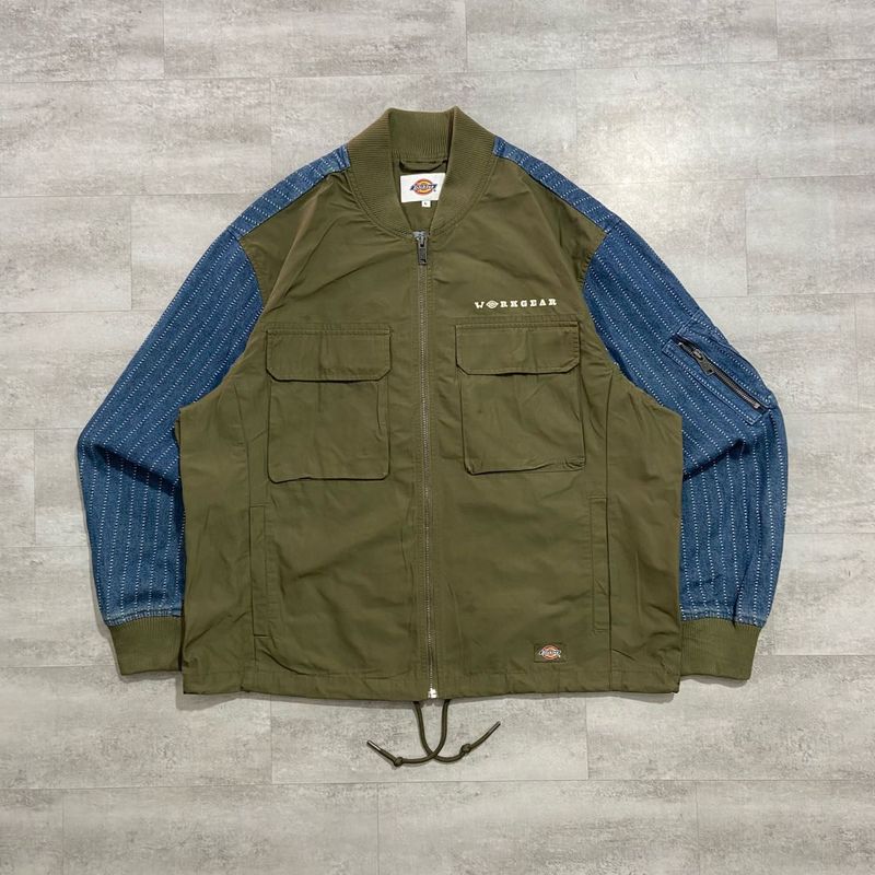 Dickies Modern Sashiko Denim Hybrid Bomber Jacket