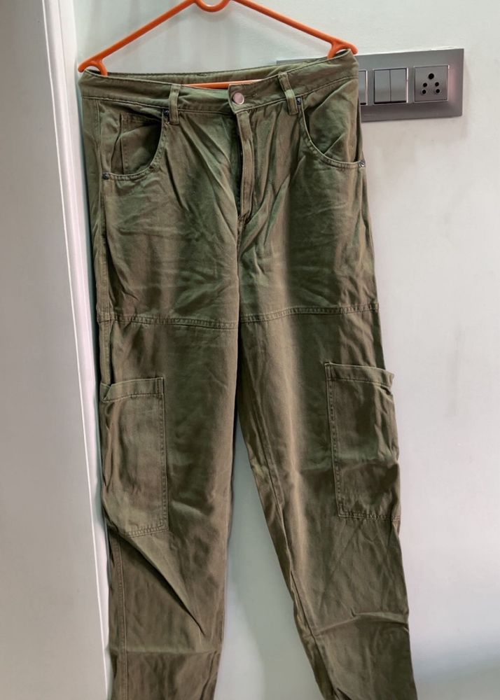 Olive Green Cargo Pants