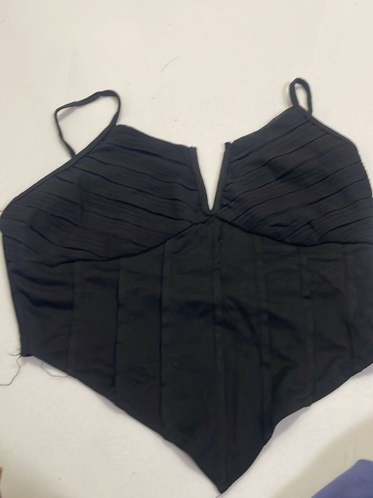 Stylish Black Top  or   skirt free