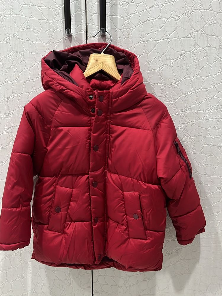 Red Very Warm Padded Jacket