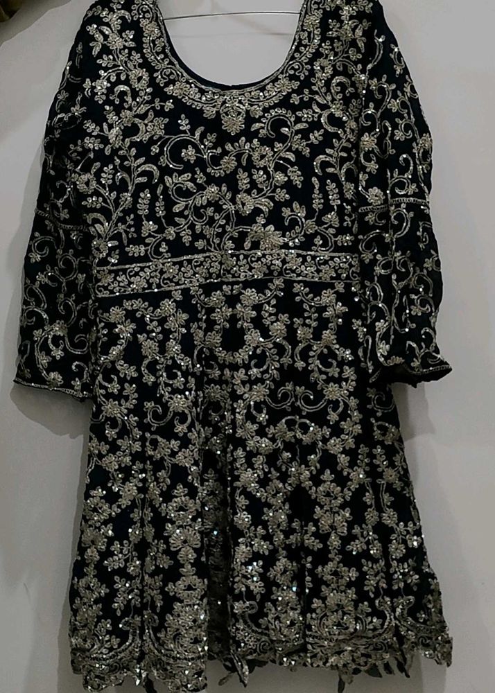 Elegant Embroidered Ethnic Gown