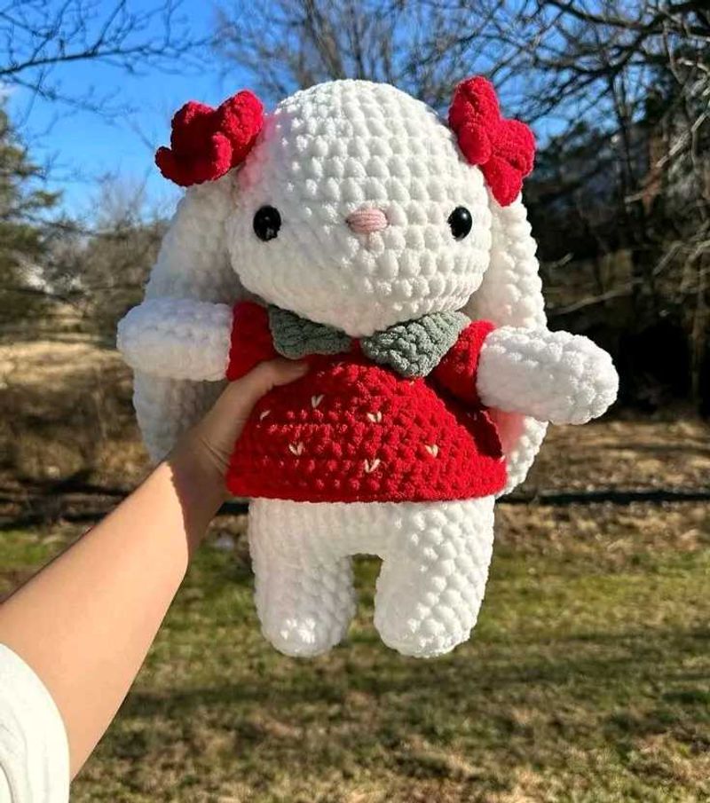 Handmade Crochet Bunny Plush Toy