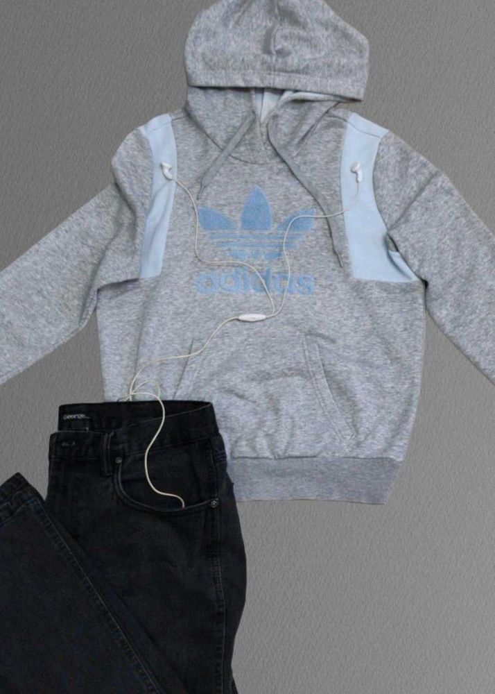 Adidas Hoodie &amp; Black Jeans Set