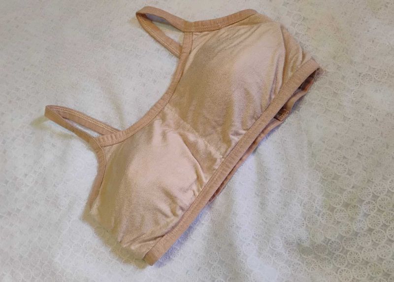 Comfortable Beige Padded Bra
