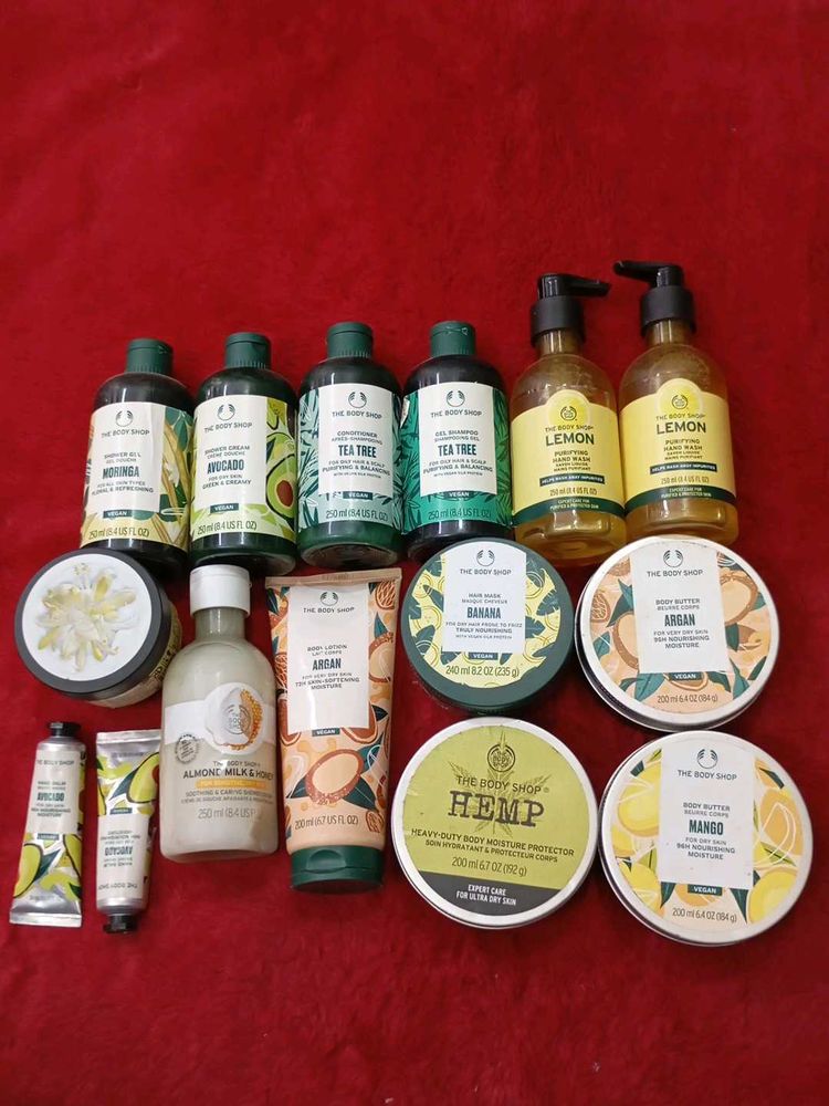 The body shop combo + freebies