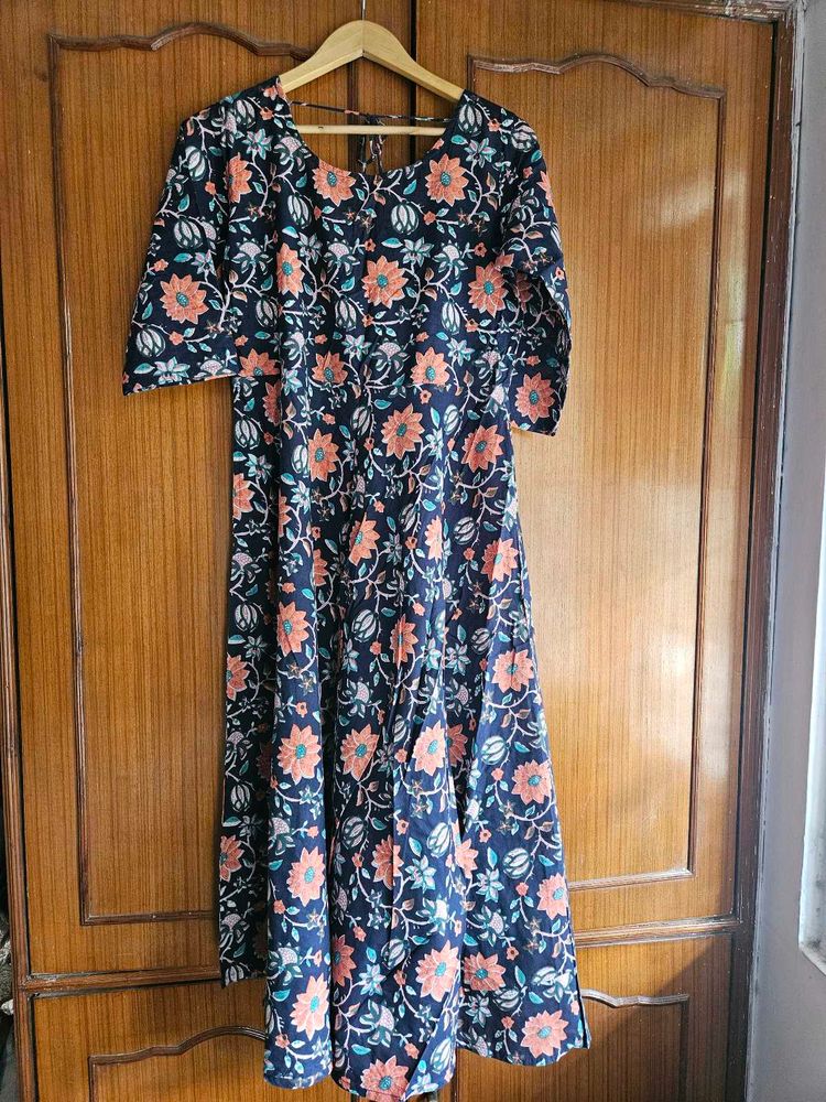 Floral Kurta cum Middi dress