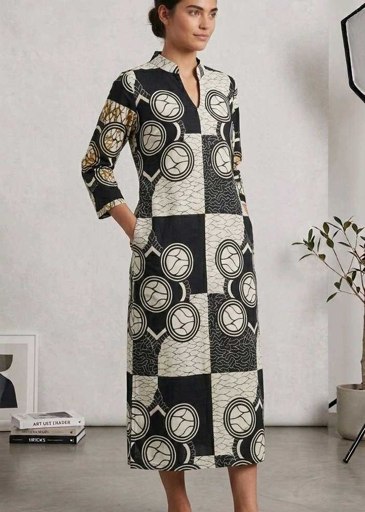 Unique African Print Dress