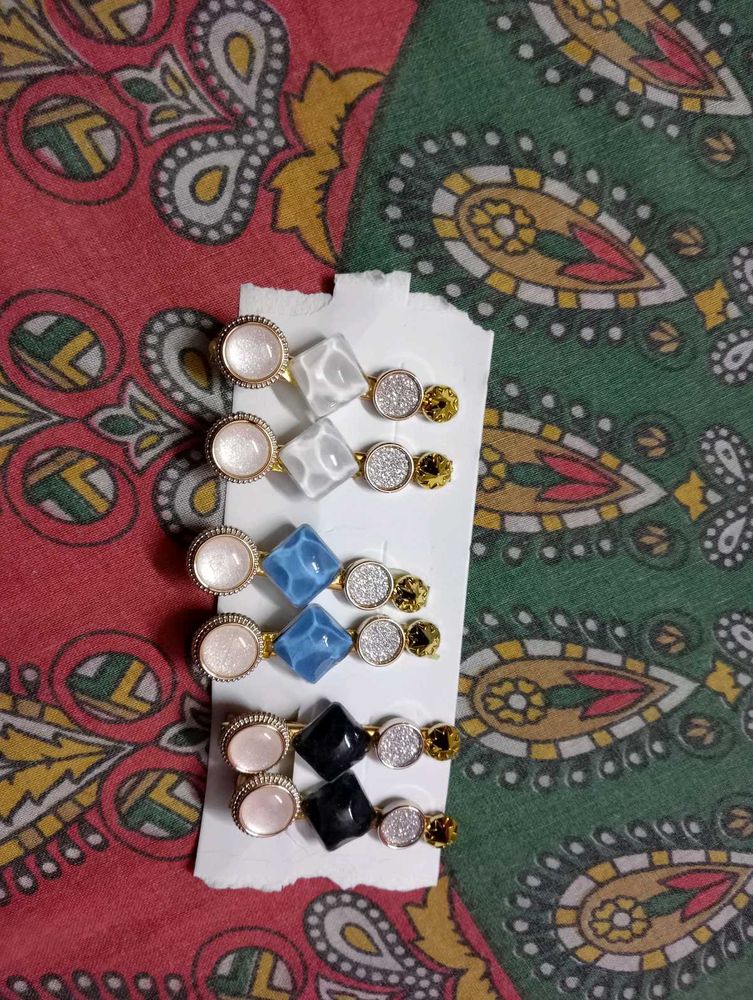 Set of 6 Designer Hair Clips