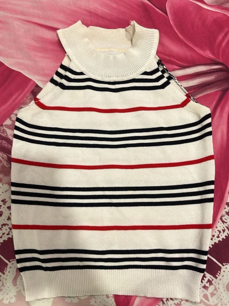🔻 LOWEST - Striped Knit Tank Top