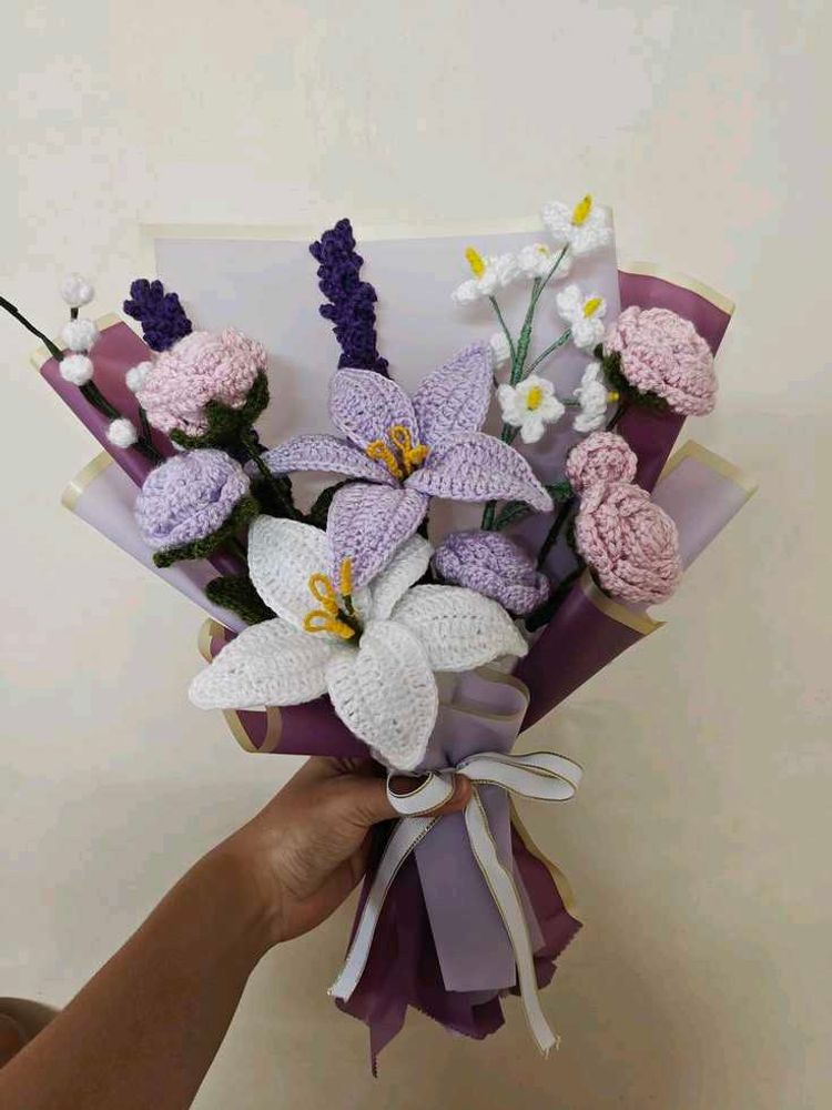 Handmade Crochet Flower Bouquet
