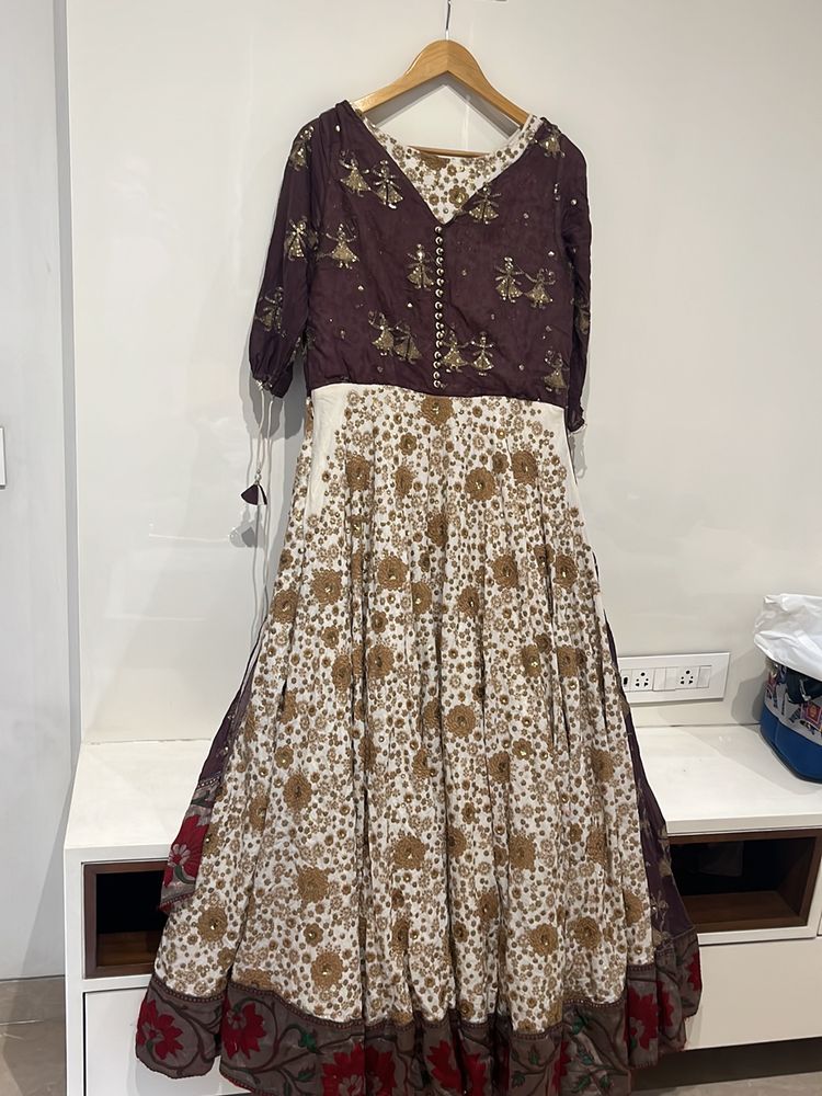 Heavy Flair Embroidered Gown