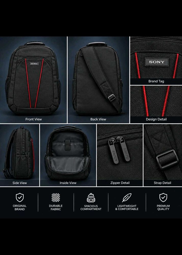 Brand New Sony Laptop Backpack - Black