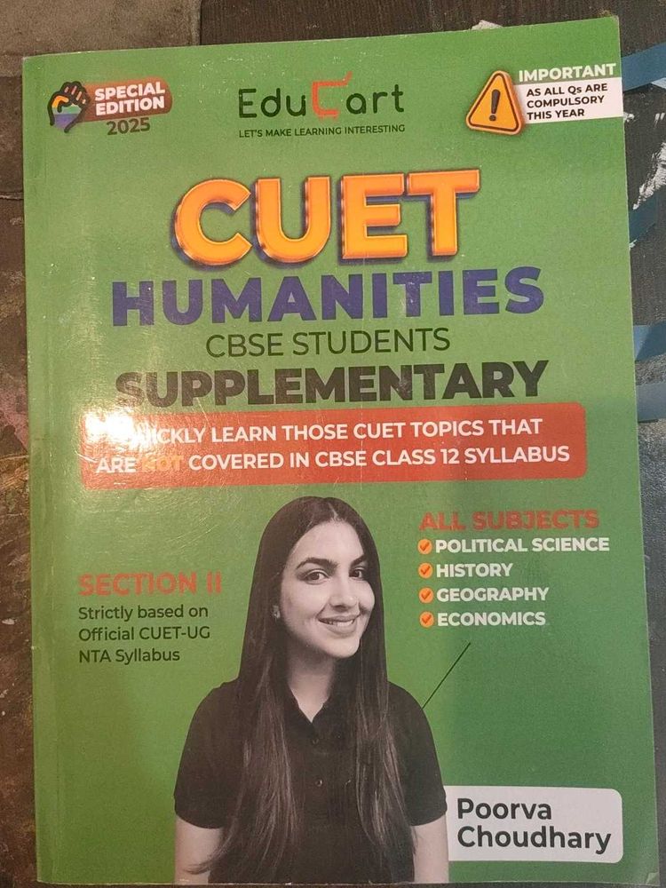 CUET Humanities Supplementary Book
