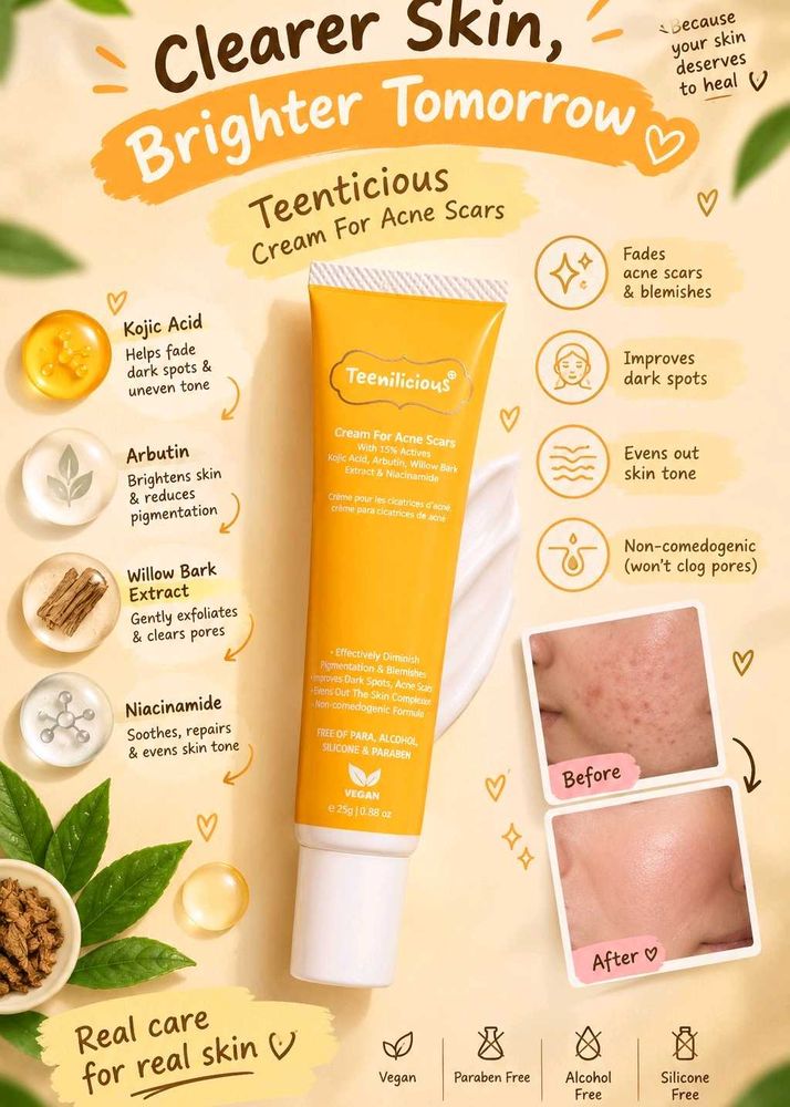 Teeniilicious Cream For Acne Scars