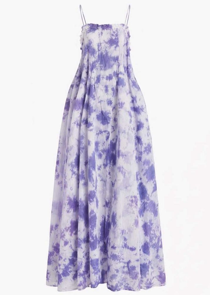 ⁠♡ Soft girl aesthetic tie dye dress for Summers ♡