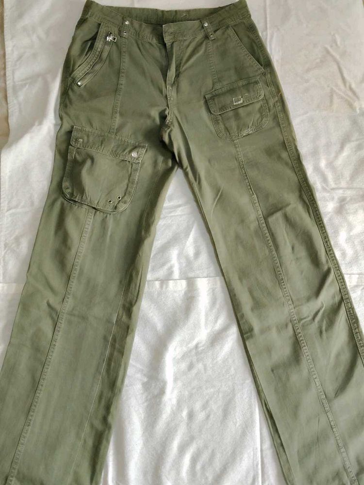 Olive Green Cargo Pants