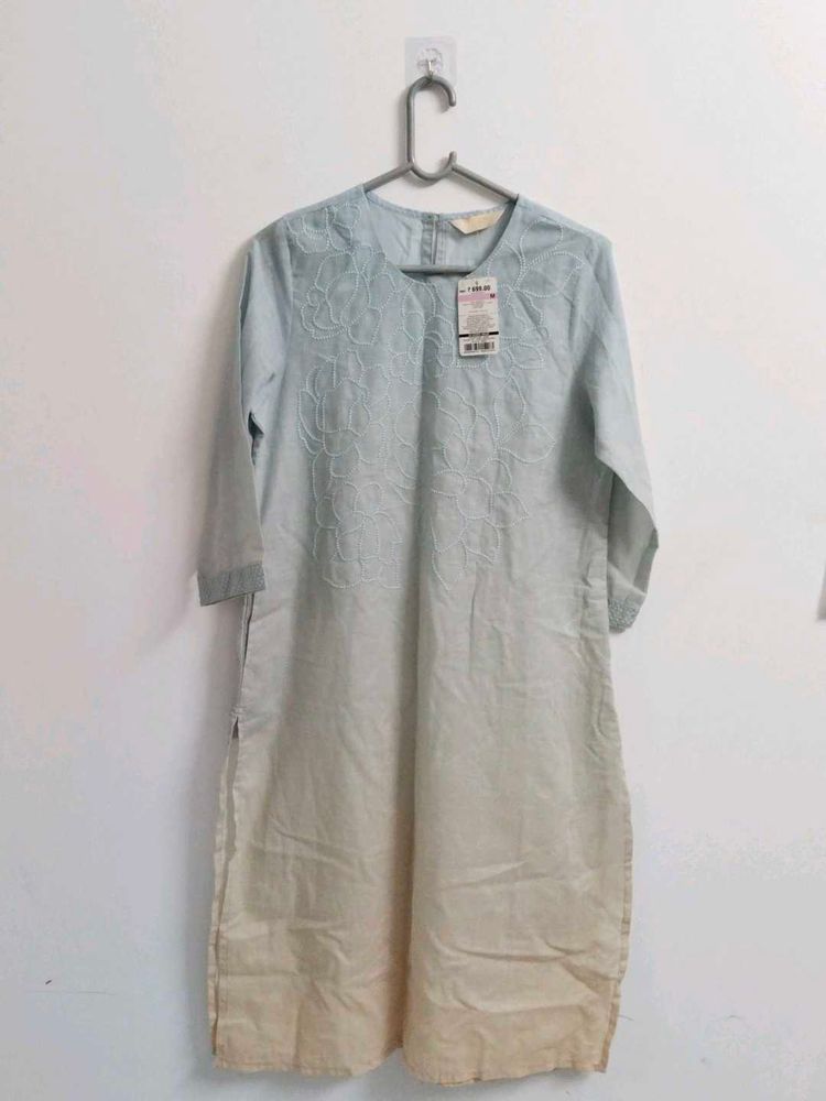 New Embroidered Ombre Kurta
